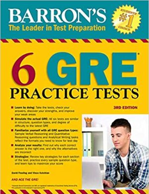 Barron’s 6 GRE Practice Tests_ Barron's 6 GRE Practice Tests_