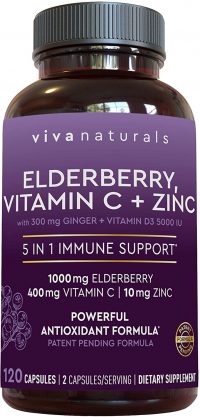 Viva Naturals Elderberry, Vitamin C_Nichereviews Viva Naturals Elderberry, Vitamin C_Nichereviews