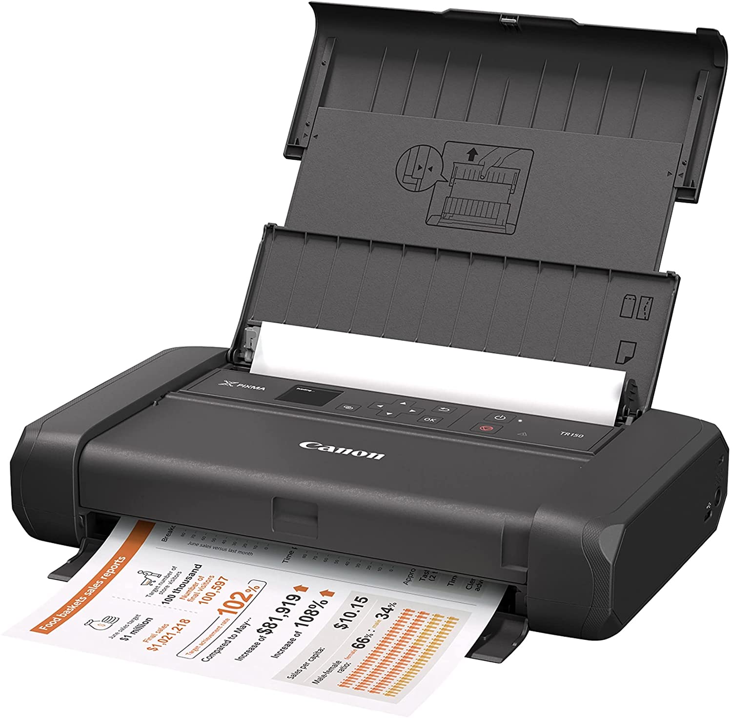 Canon Pixma TR150 Wireless Mobile Printer_evareviews