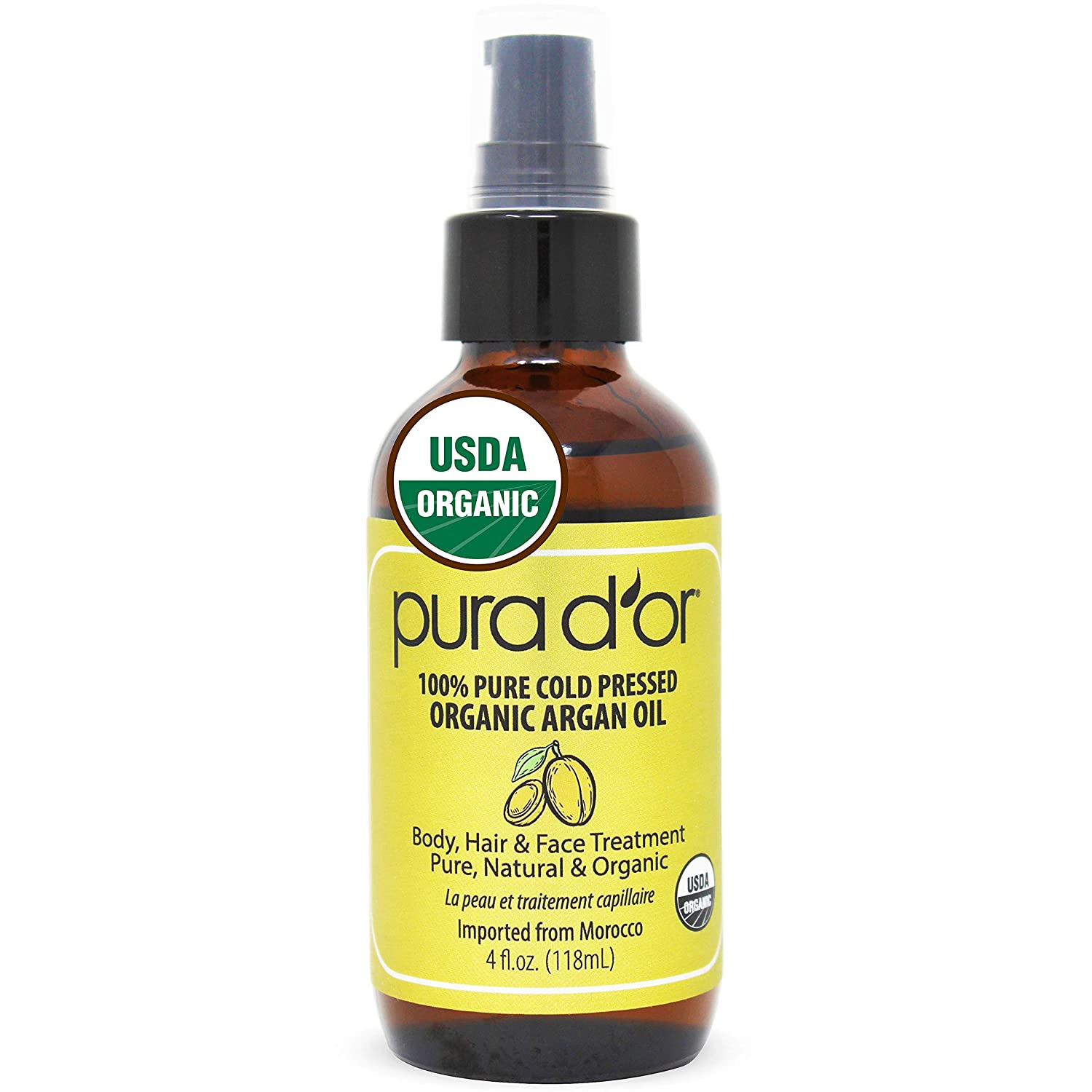 PURA D'OR Organic Moroccan Argan Oil_nichereviews