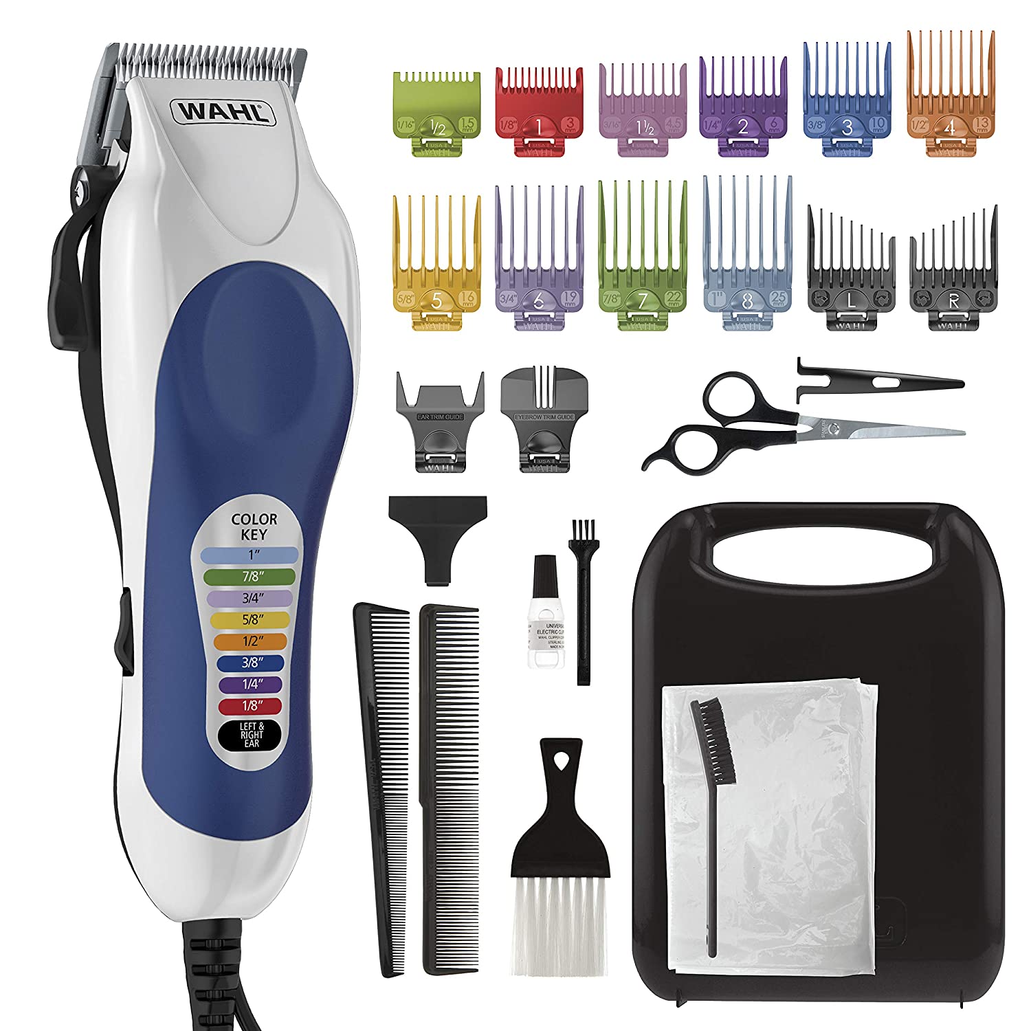 Wahl Corded Clipper Color Pro Complete Hair Cutting Kit_evareviews