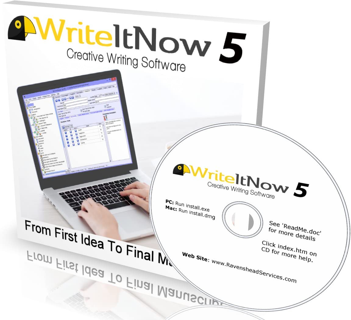 WriteItNow 5 Novel Writing Software_evareviews