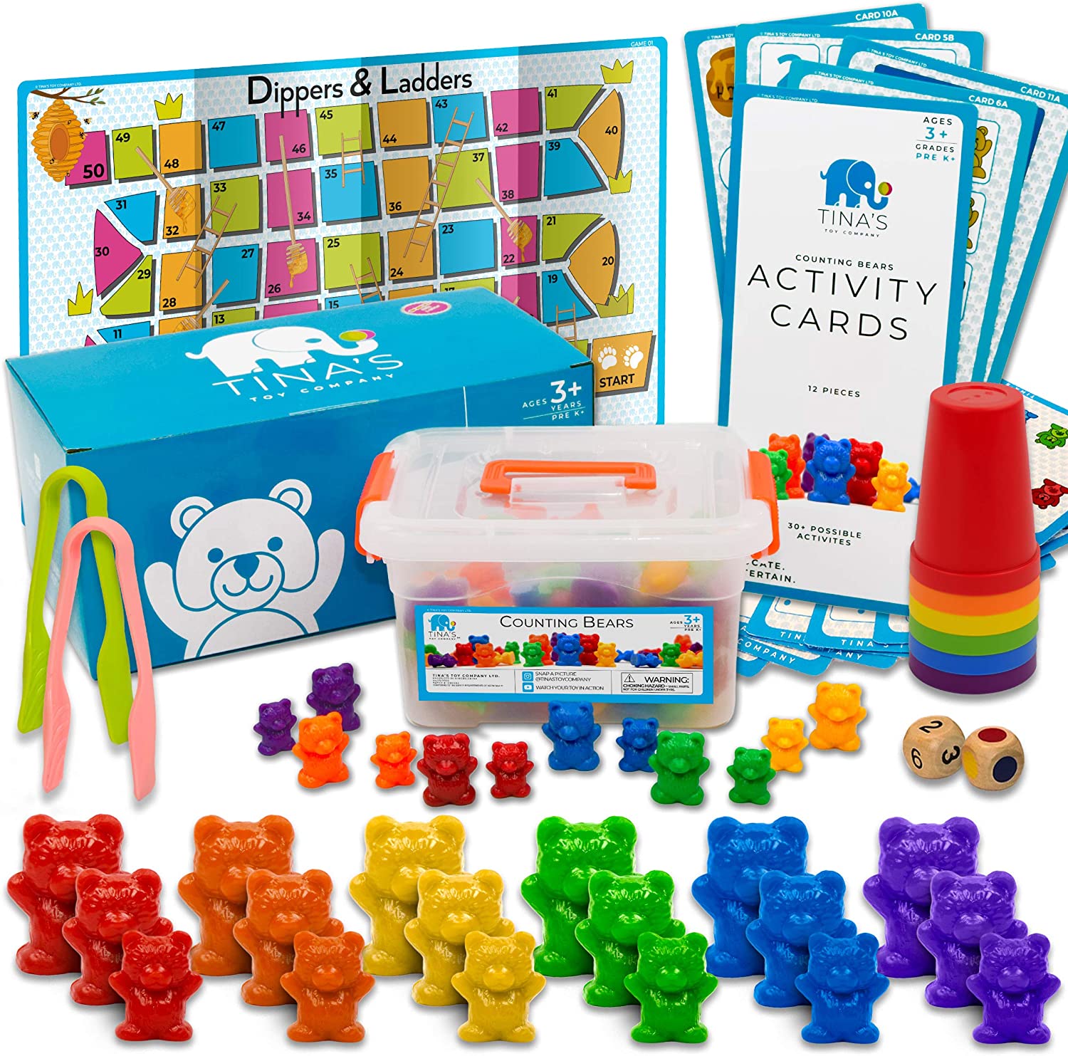 Counting Bears Color Sorting Toys Counting Bears Color Sorting Toys